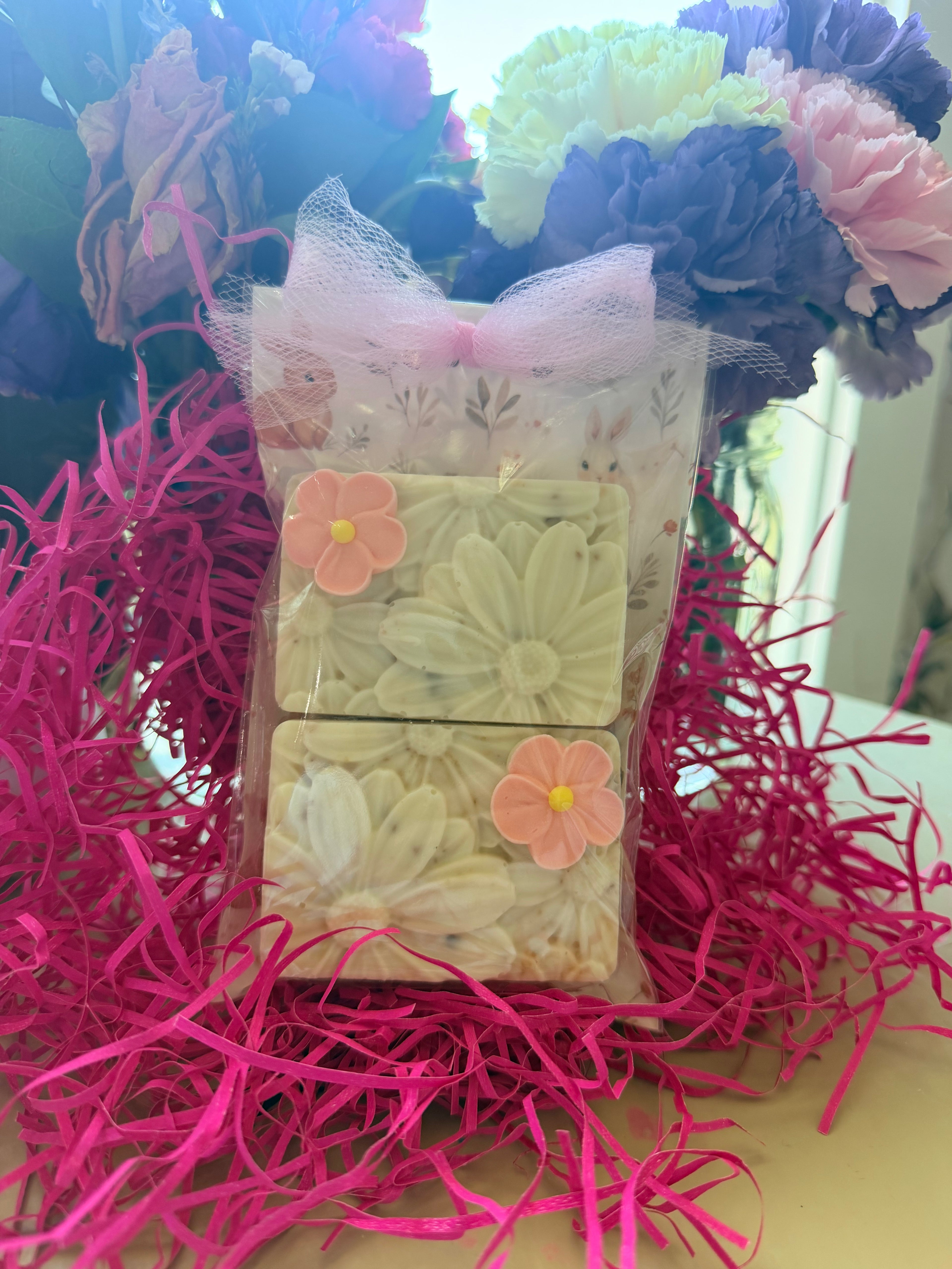 White Chocolate-Covered Rice Krispie Bars— Gift Set (2)