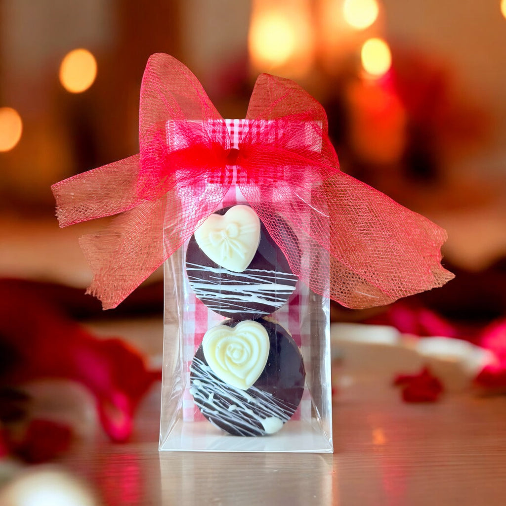 Chocolate-Covered Rice Krispie Rounds — Gift Set (2)