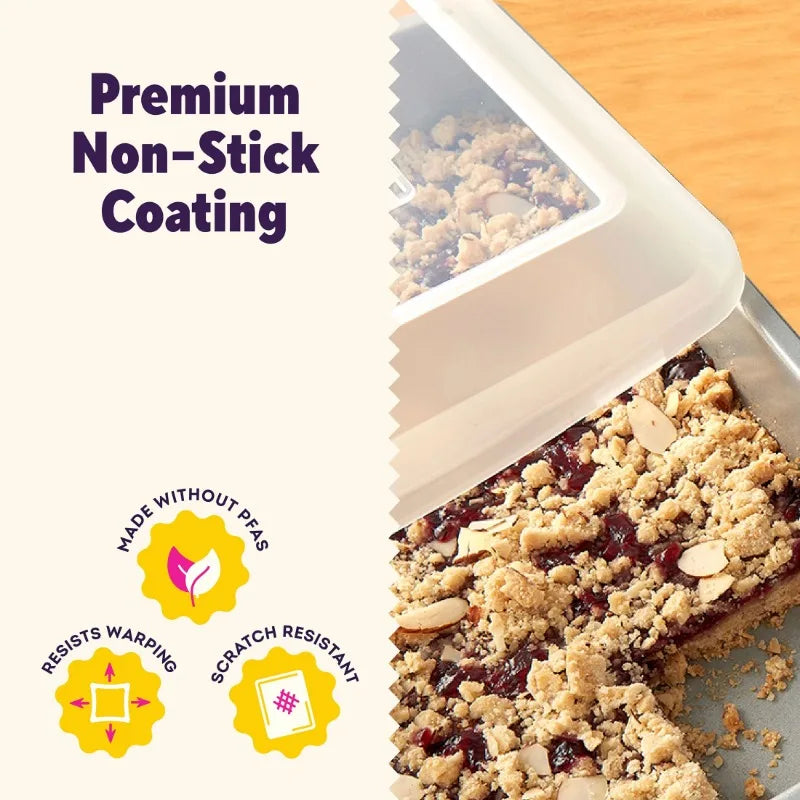 Oblong Cake Pan with Lid 13x9"