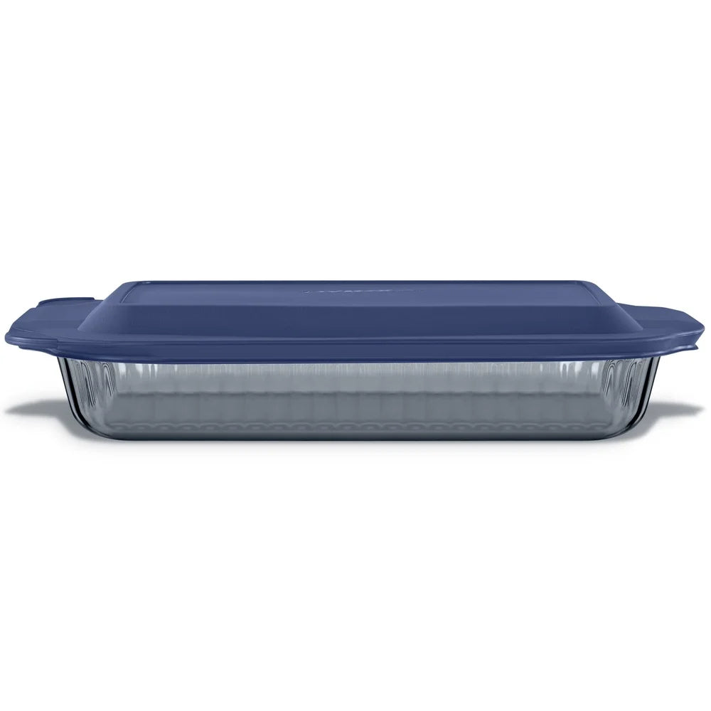 Tinted Glass Baking Dish with Lid