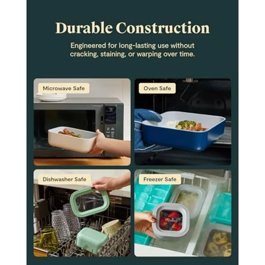 13-Piece Glass Food Storage Container Set