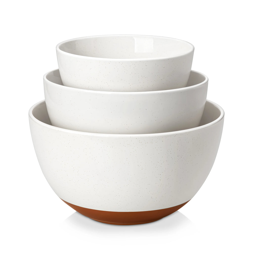 MALACASA 6-Piece Ceramic Mixing Bowl Set