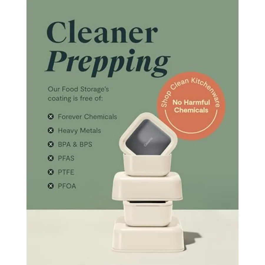 13-Piece Glass Food Storage Container Set