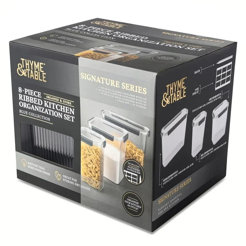 8-Piece Pantry Storage Container Set