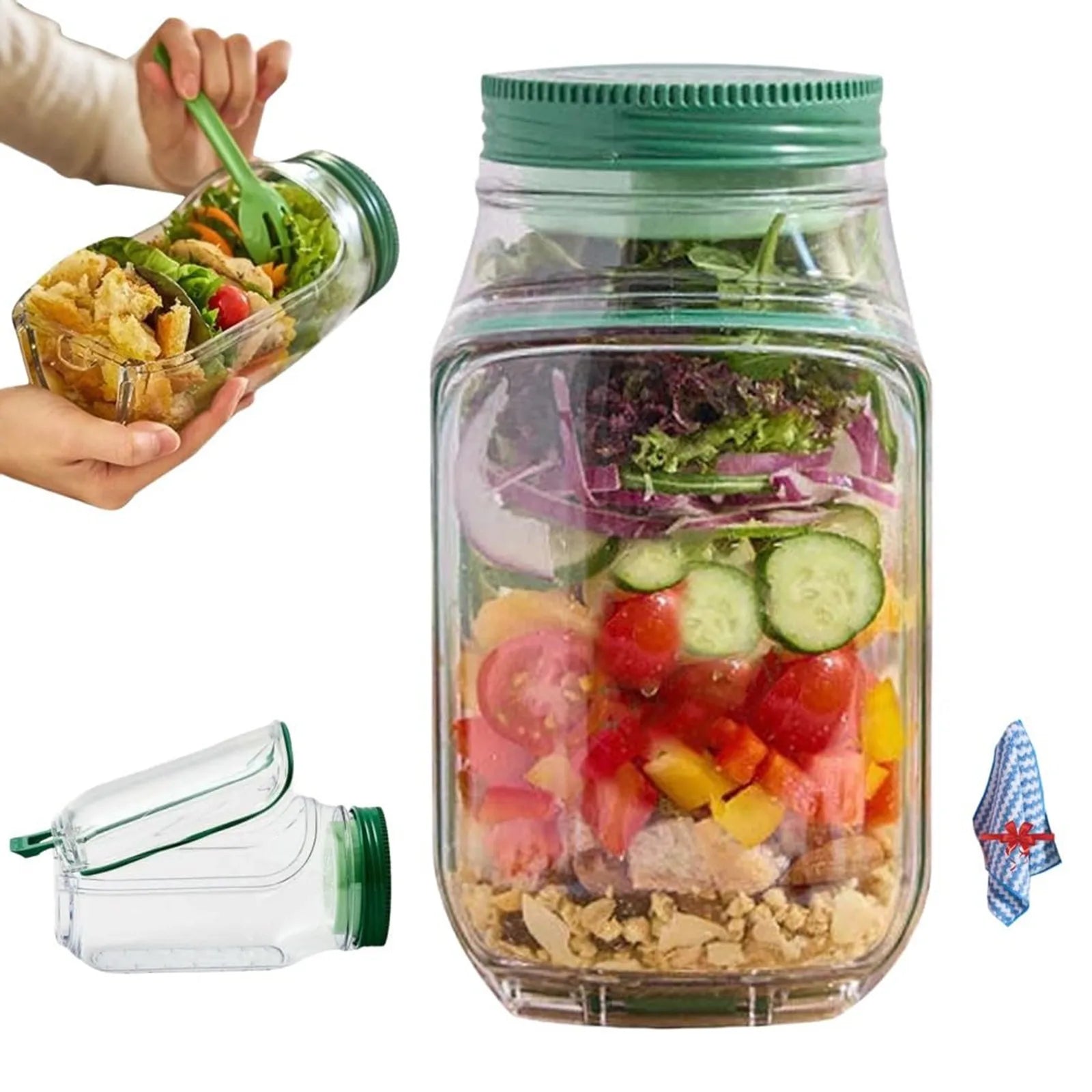 Practical Plastic Storage Jar
