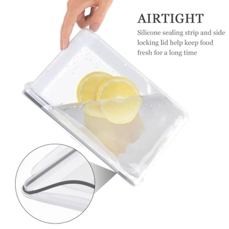 6-Pack Large Plastic Food Storage