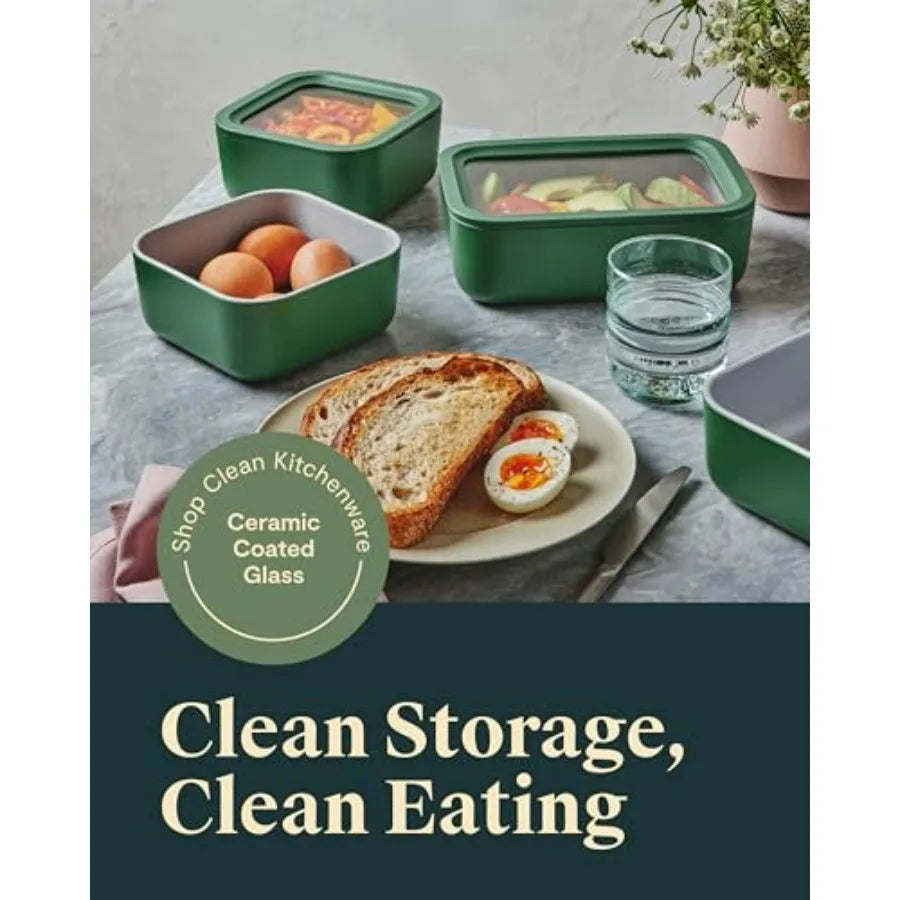 13-Piece Glass Food Storage Container Set