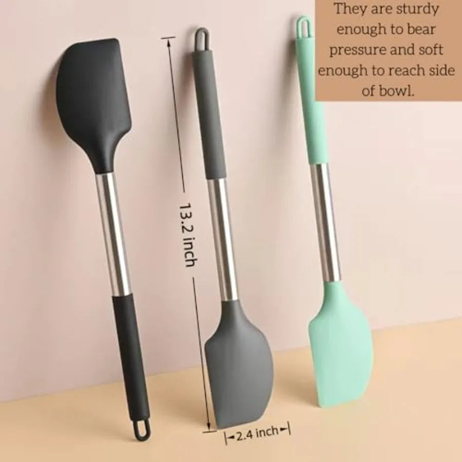 3-Piece Stainless Spatula Set